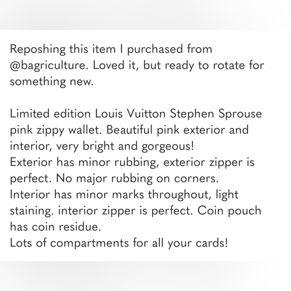 Louis Vuitton Sprouse Pink Monogram Graffiti Zippy Wallet Long Zip - Picture 13 of 13